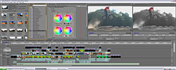 Realtime secondary color correction
