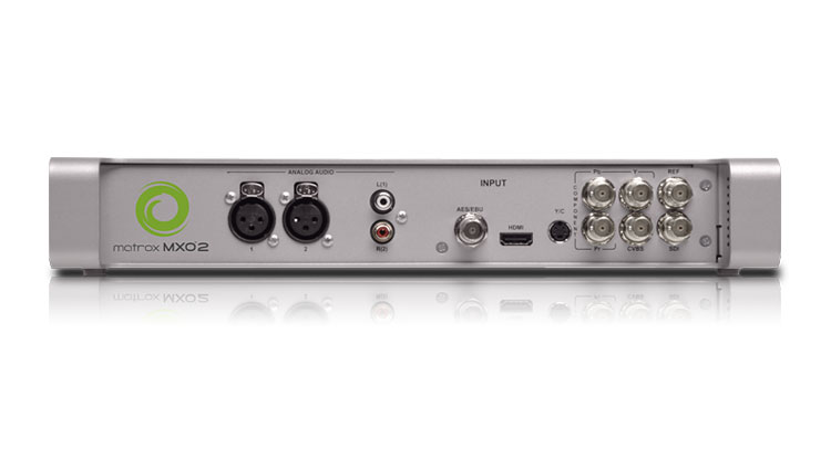 Matrox MXO2 Connections - Inputs
