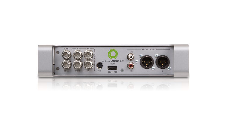 Matrox MXO2 LE Connections - Outputs