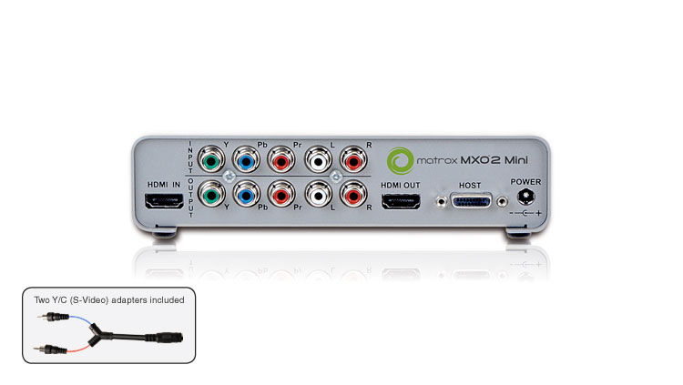 Matrox MXO2 Mini Connections